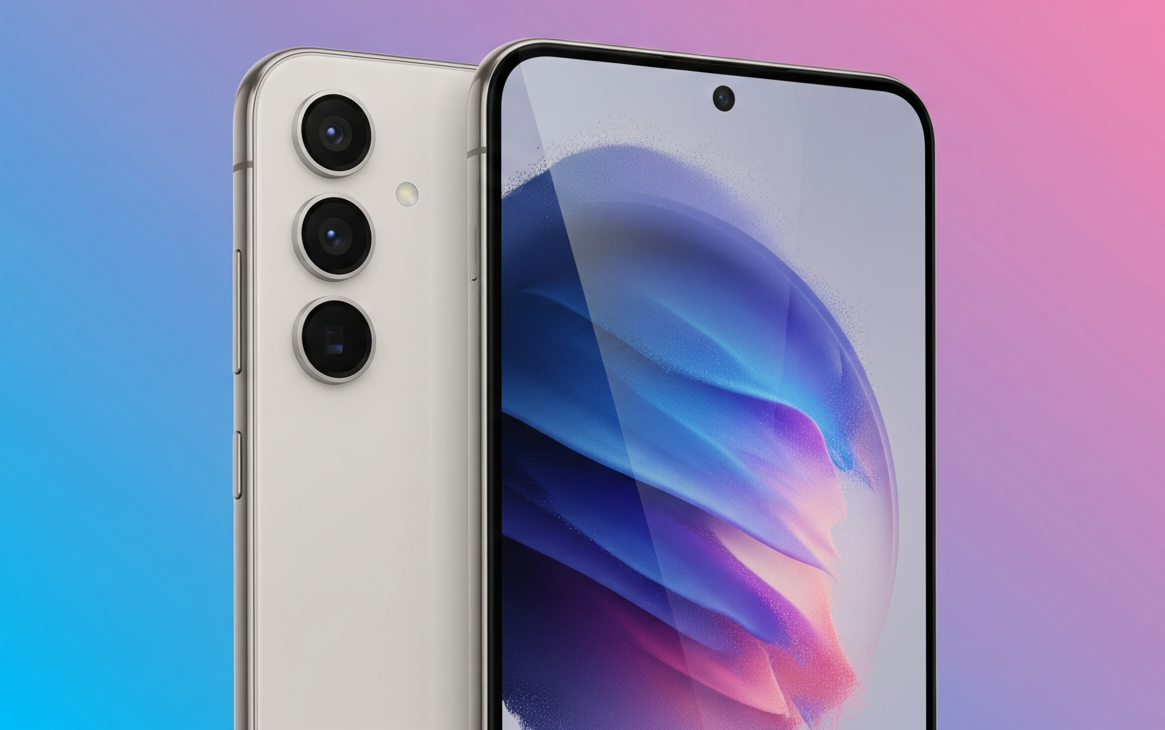 Samsung Galaxy S25 FE 5G smartphone front and back design